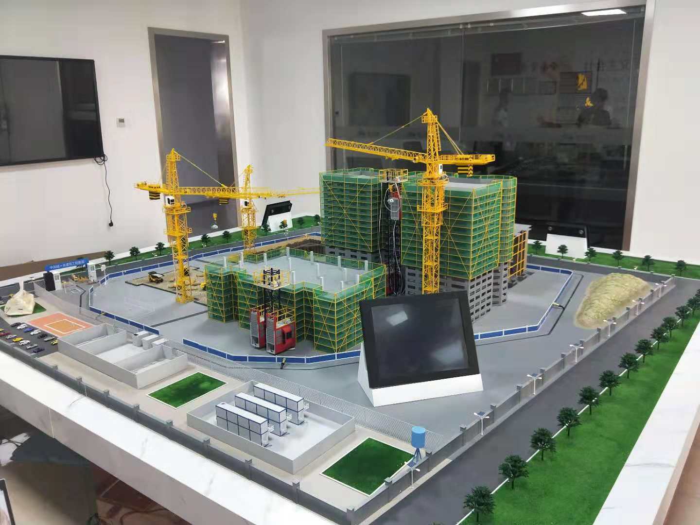 惠州建筑施工场景模型